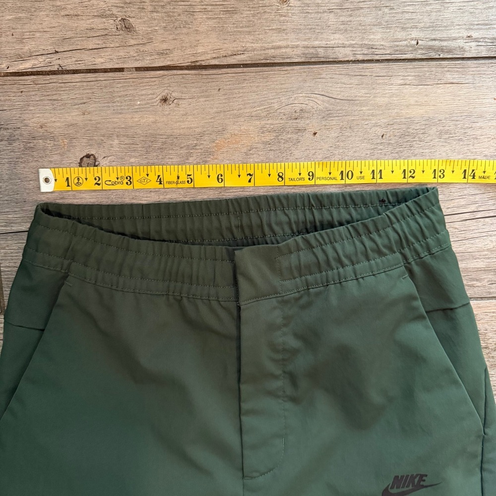 Nike Womens Tech Essentials Woven Tapered Pants Dark Green Olive XS - Picture 7 of 8